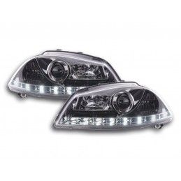 Phares Daylight LED Feux de jour LED Seat Ibiza 3 6L 02-08 chrome, Eclairage Seat
