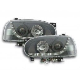 Phare Daylight LED feux de jour VW Golf 3 91-97 noir, Nouveaux produits fk