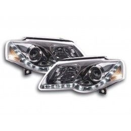Phare Daylight LED feux de jour VW Passat B6 3C chrome, Eclairage Volkswagen