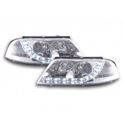 Phare Daylight LED look DRL VW Passat type 3BG 00-05 chromé pour conduite à droite, Nouveaux produits fk