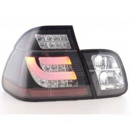 Kit feux arrière LED BMW Série 3 E46 Limo 98-01 noir, Eclairage Bmw