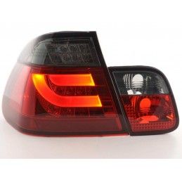 Kit feux arrières LED BMW Série 3 E46 Limo 02-05 rouge / noir, Eclairage Bmw