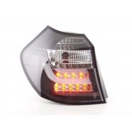 Jeu de feux arrière à LED BMW Série 1 E87 / E81 3/5 portes. 04-06 noir, Serie 1 E81/E87