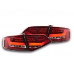 Feux arrières à LED Audi A4 B8 8K Limo 07-11 rouge / clair, Eclairage Audi
