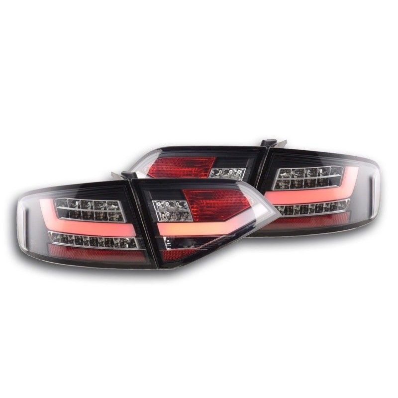 Kit feux arrières à LED Audi A4 B8 8K Limo 07-11 noir, Eclairage Audi