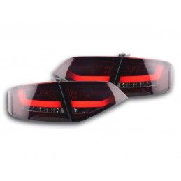 Feux arrières à LED Audi A4 B8 8K Limo 07-11 rouge / noir, Eclairage Audi