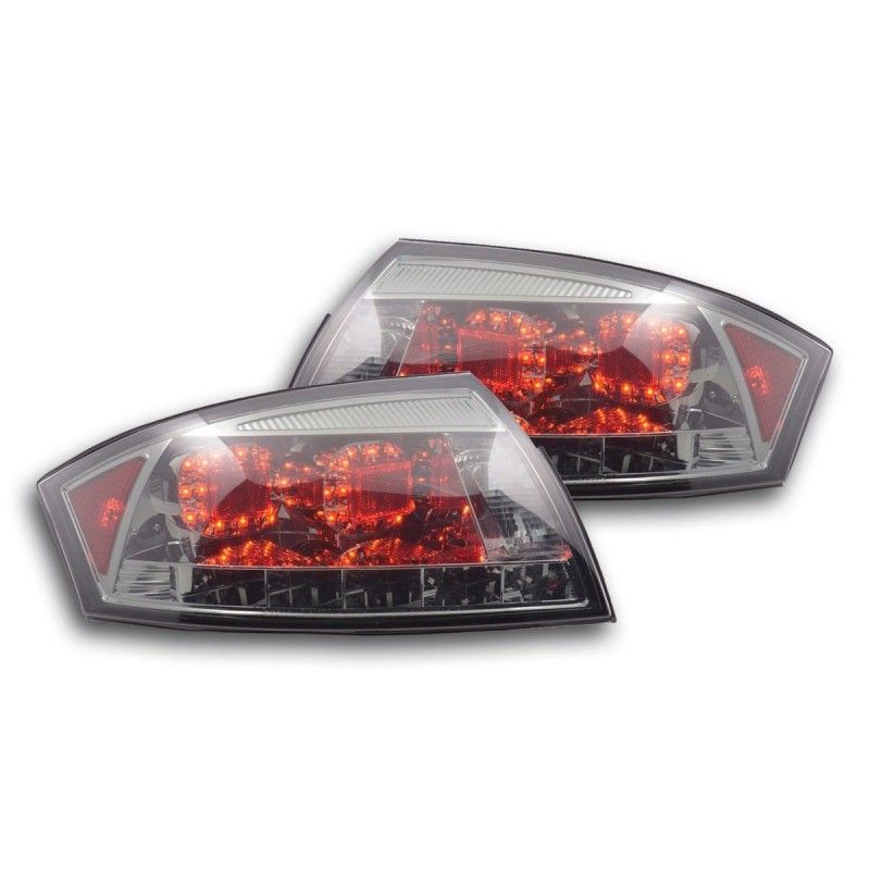 Kit feux arrières à LED Audi TT type 8N 99-06 noir pour conduite à droite, Eclairage Audi