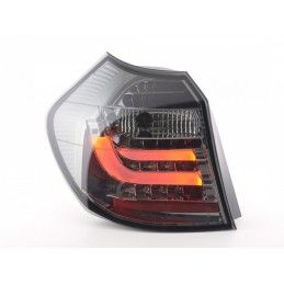 Jeu de feux arrière à LED BMW Série 1 E87 / E81 3/5 portes. 07-11 noir, Nouveaux produits fk