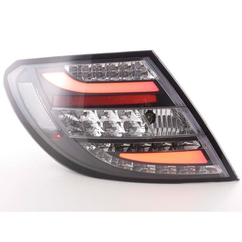 Kit feux arrière LED Mercedes Classe C type W204 07-11 noir, Eclairage Mercedes