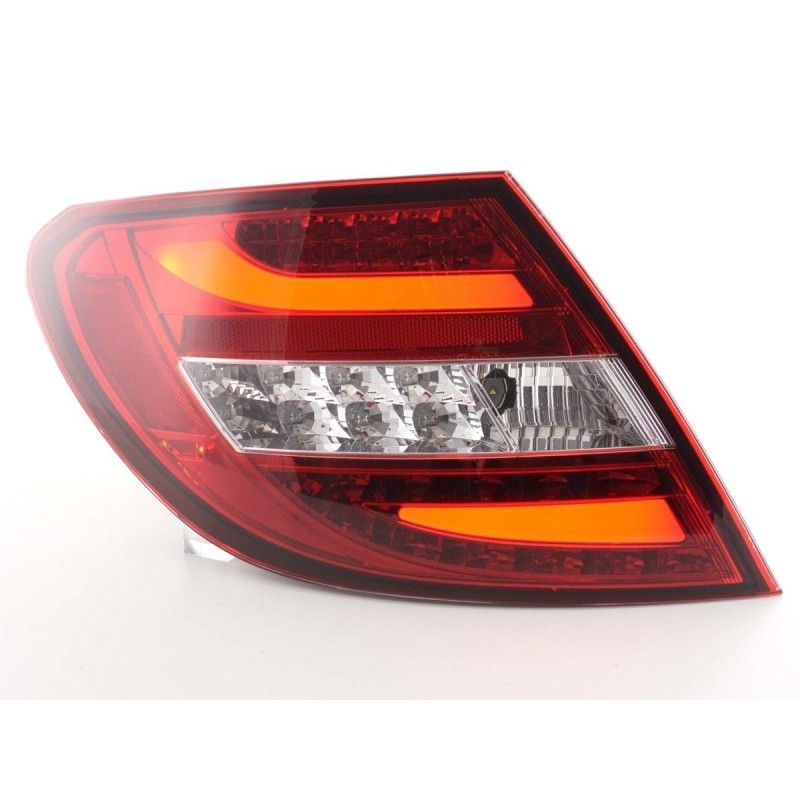 Kit feux arrières LED Mercedes Classe C type W204 2011- rouge / clair, Eclairage Mercedes