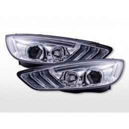 Phares diurnes avec feux diurnes à LED Ford Focus (C346) 2015-2018 chromé, Eclairage Ford