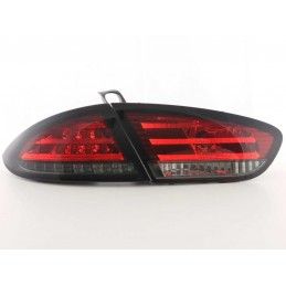 Kit feux arrières LED Seat Leon type 1P 09-12 rouge / noir, Eclairage Seat