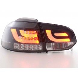 Kit feux arrières LED VW Golf 6 type 1K 2008 à 2012 noir avec clignotants LED, Nouveaux produits fk