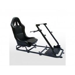 Siège de jeu FK Simulateur de course de siège eGaming Seats Monaco noir, Nouveaux produits fk