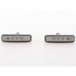 Jeu de clignotants latéraux à LED BMW Série 5 E39, noir, Eclairage Bmw