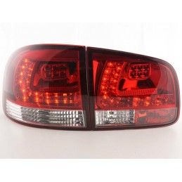 Jeu de feux arrière à LED VW Touareg type 7L 03-09 rouge / clair, Eclairage Volkswagen