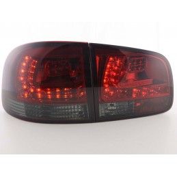 Kit feux arrières LED VW Touareg type 7L 03-09 rouge / noir, Eclairage Volkswagen