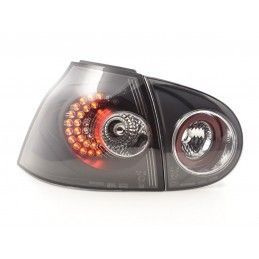 Kit feux arrières LED VW Golf 5 type 1K 2003-2008 noir pour conduite à droite, Eclairage Volkswagen