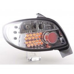 Kit feux arrières à LED Peugeot 206 3/5 porte. sans cabriolet 98-05 chromé, Eclairage Peugeot