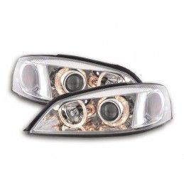 Phare Angel Eye Opel Astra G 98-03 Chrome, Eclairage Opel