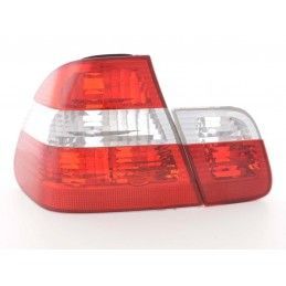 Kit feux arrière BMW Série 3 Limo type E46 01-05 blanc / rouge, Bmw