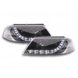 Phare Daylight LED look DRL VW Passat type 3BG 00-05 noir, Nouveaux produits fk