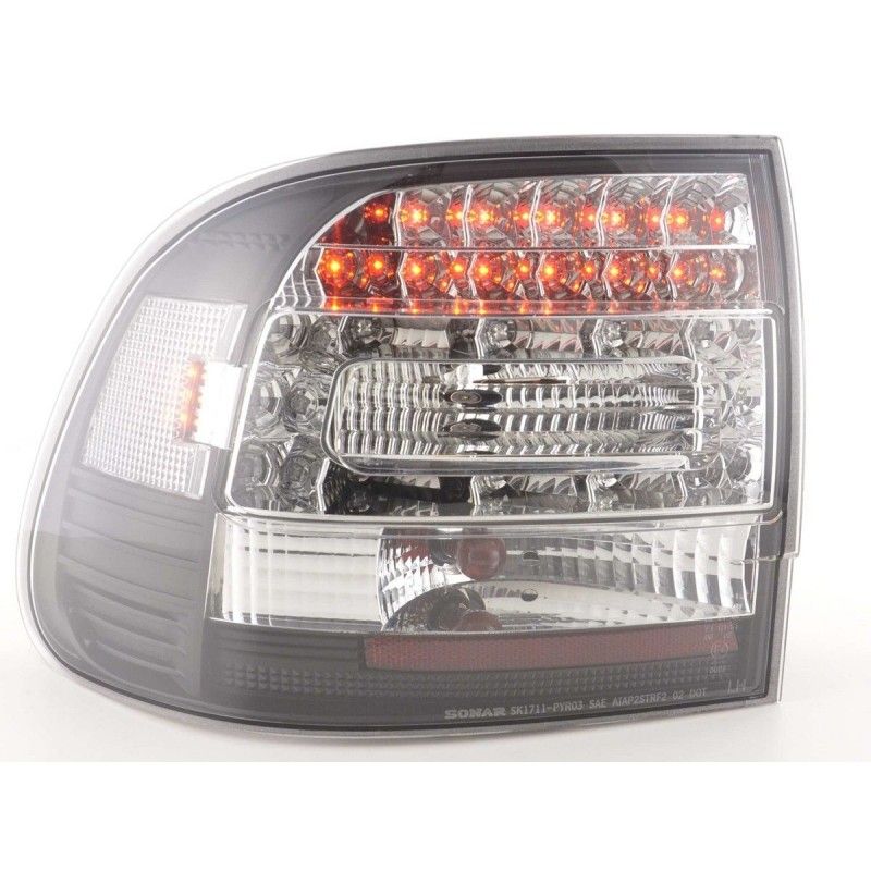 Kit feux arrière LED Porsche Cayenne type 955 02-06 noir, Cayenne