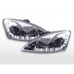 Phare Daylight LED feux de jour Ford Focus 1 C170 chrome, Eclairage Ford