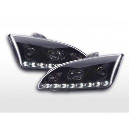 Phare Daylight LED feux de jour Ford Focus 2 C307 noir, Eclairage Ford