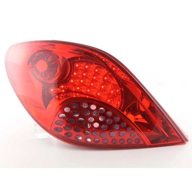 Kit feux arrières LED Peugeot 207 06-09 rouge, 207