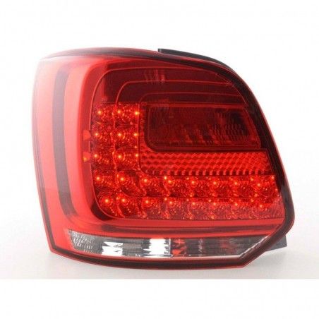 Feux arrière à LED VW Polo 6R à partir de 2009 clair / rouge, Polo V 6R 09-14