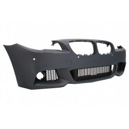 Body Kit with Exhaust Muffler Tip Matte Carbon Fiber Inlet 5.8 cm Left Side suitable for BMW 5 Series F10 (2011-2014) M-Technik 