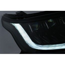 LED Headlights suitable for Land Rover Range Sport L494 (2013-2017) with Dynamic Turn Signal Conversion to 2018-up Model Matrix 
