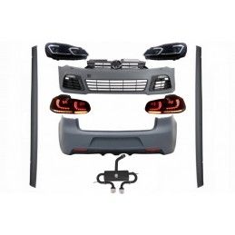Complete Body Kit suitable for VW Golf VI 6 MK6 (2008-2013) R20 Design with Headlights LED and Taillights Dynamic Turning Light 