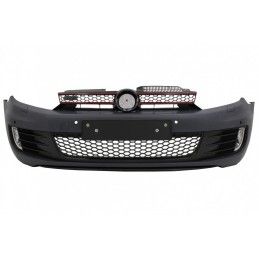 Front Bumper suitable for VW Golf 6 (2008-2013) Look with Osram LED Headlights Xenon Upgrade Red GTI Dynamic Sequential Turning 