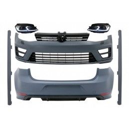 Complete Body Kit with G7.5 Look LED Headlights Bi-Xenon Look Sequential Dynamic Turning Lights suitable for VW Golf 7 VII (11/2