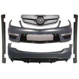 Suitable for MERCEDES C-Class W204 Facelift Body Kit T-Modell S204 Station Wagon Estate with Front Grille Sport Black Glossy & C