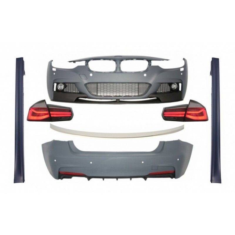 Complete Body Kit suitable for BMW 3 Series F30 (2011-2019) with LED Taillights Dynamic Sequential Turning Light M-Performance D