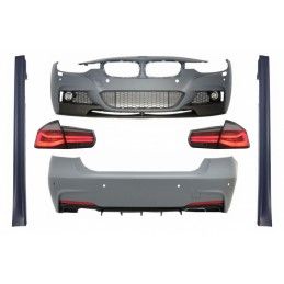 Complete Body Kit suitable for BMW 3 Series F30 (2011-2019) with LED Taillights Dynamic Sequential Turning Light M-Performance D