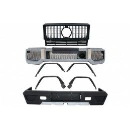 Complete Conversion Body Kit suitable for MERCEDES G-Class W463 (1989-2017) G63 G65 Design with Front Grille Panamericana Black 