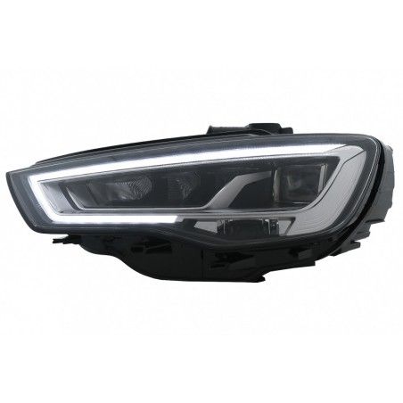 Full LED Headlights suitable for Audi A3 8V Pre-Facelift (2013-2016) Upgrade for Halogen with Sequential Dynamic Turning Lights 