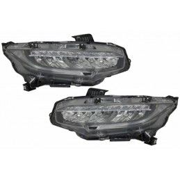 Assembly Headlights and Taillights suitable for HONDA Civic MK10 FC FK (2016-up) Limousine Full LED with Sequential Dynamic Turn