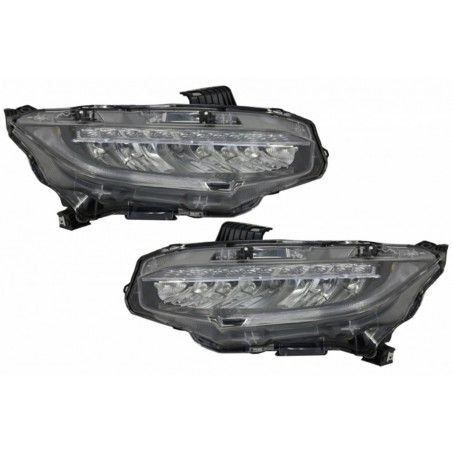 Assembly Headlights and Taillights suitable for HONDA Civic MK10 (FC/FK) 2016+Limousine Full LED Sequential Dynamic Turning Ligh