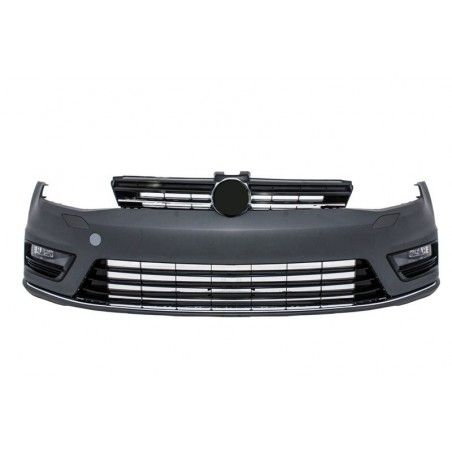 Front Bumper and LED Headlights Bi-Xenon Look with Sequential Dynamic Turning Lights suitable for VW Golf VII 7 (2013-2017) R-Li