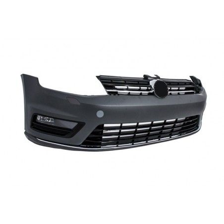 Front Bumper and LED Headlights suitable for VW Golf 7 VII (2012-2017) RHD Facelift G7.5 R Line Look Sequential Dynamic Turning 