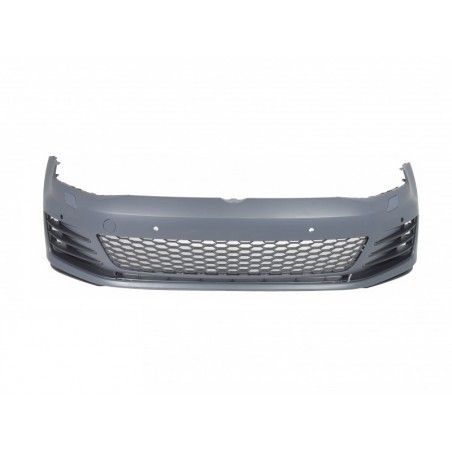 Front Bumper with LED Headlights Sequential Dynamic Turning Lights Red suitable for VW Golf VII 7 5G (2013-2017) Facelift G7.5 G