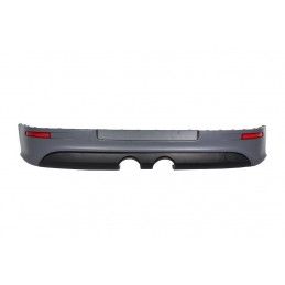 Rear Bumper Extension Complete Exhaust System suitable for VW Golf V 2003-2008 with Taillights Dynamic and Side Skirts GTI R32 L
