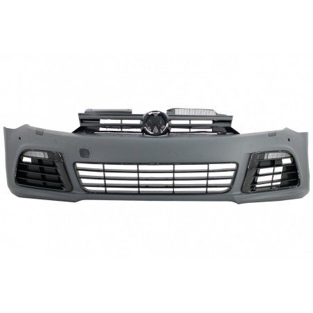 Front Bumper with LED Headlights Flowing Dynamic Sequential Turning Lights suitable for VW Golf VI 6 MK6 (2008-2013) R20 Design 