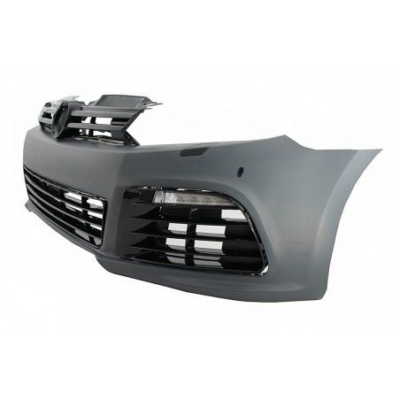 Front Bumper with LED Headlights Flowing Dynamic Sequential Turning Lights suitable for VW Golf VI 6 MK6 (2008-2013) R20 Design 