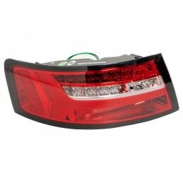 LED BAR Taillights suitable for Audi A6 4F2 C6 Limousine (2008-2011) Red Clear Facelift Design with Sequential Dynamic Turning L